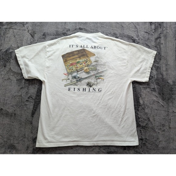 Vintage Delta Pro Weight Short Sleeve T Shirt Men's Size XL White Made In USA - Picture 8 of 10